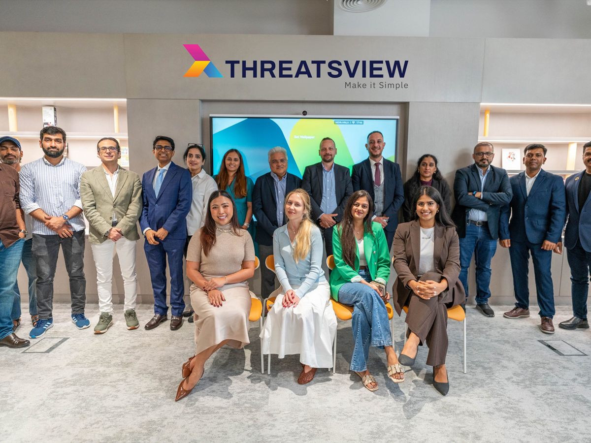 Attendees and panellists at the ThreatsView Are You Breach Safe? session at AWS Space, DIFC Dubai, June 2026.